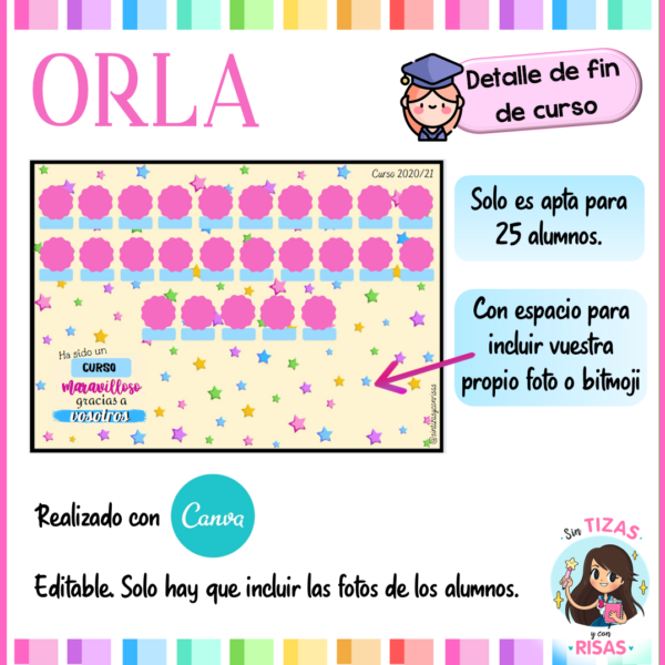 Orla y marcapáginas (versión amarillo)