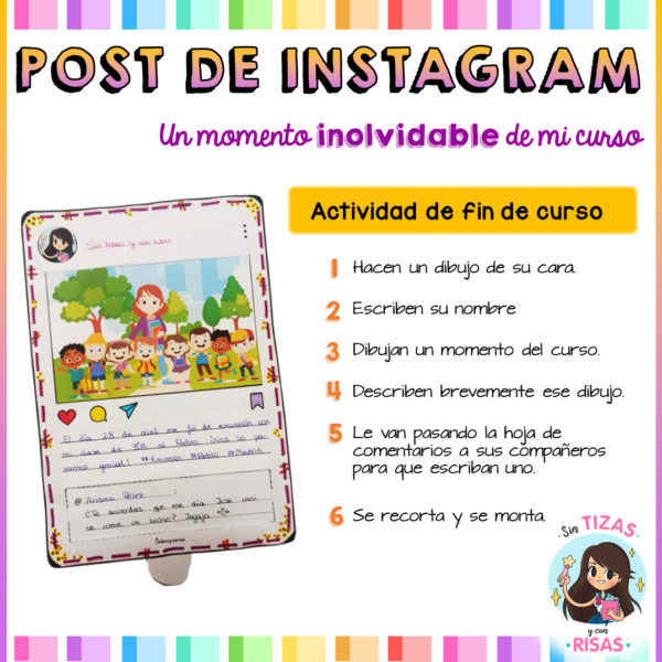 Post de instagram (fin de curso)