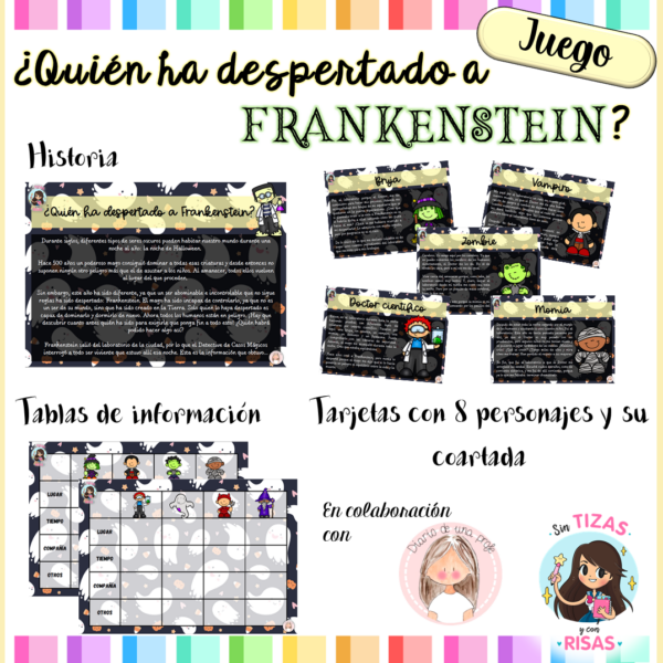 Juego: Misterio ¿Quién ha despertado a Frankenstein?