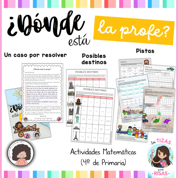 Repaso matemáticas: ¿Dónde está la profe?