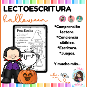 Lectoescritura monstruosa (Halloween pack)