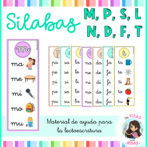Sílabas con imágenes (lectoescritura)