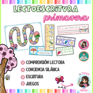 Lectoescritura primavera (pack)