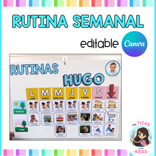 Rutina semanal para niños