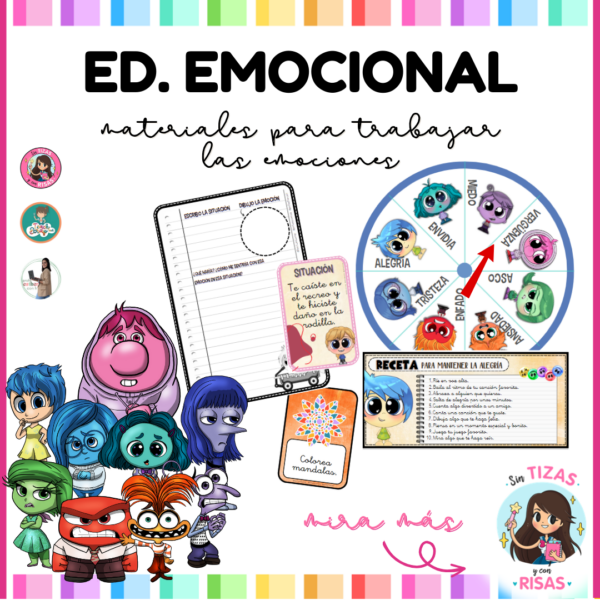 Educación emocional - Del revés (PACK)