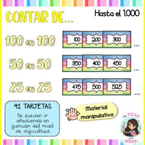 Cálculo mentla: cuenta de… (material manipulativo)