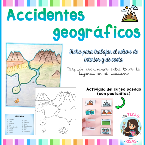 Accidentes geográficos (cuaderno interactivo)