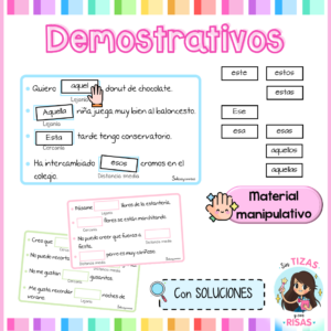 Demostrativos (material manipulativo)