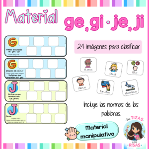 GE, GI - JE, JI (material manipulativo)