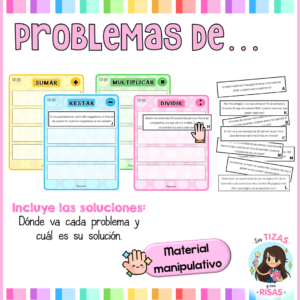 Clasificar problemas (material manipulativo)