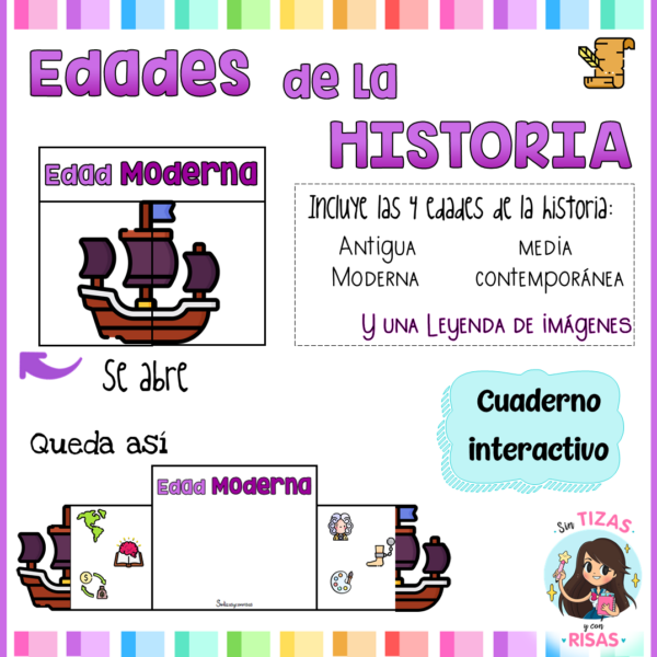 Edades de la historia (cuaderno interactivo)