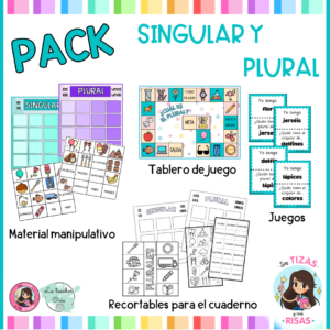 Pack número: singular y plural