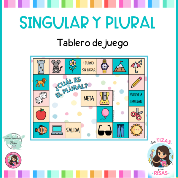 Tablero de juego: número (singular y plural)
