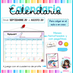 Calendario para la pared 2025/26