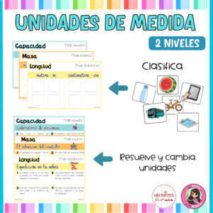 Unidades de medida: clasificar y resolver