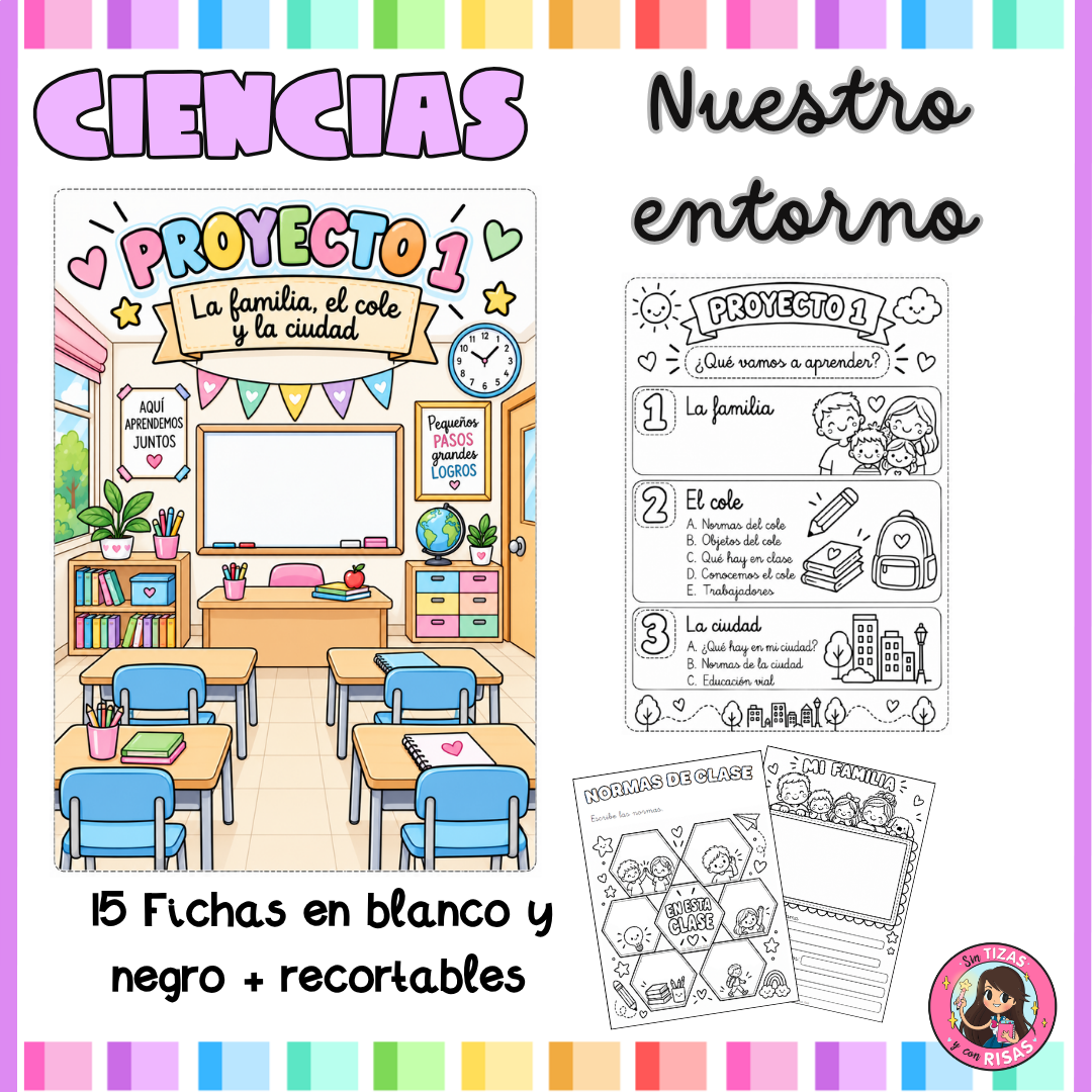 Proyecto: la familia, el colegio y la ciudad (1º-2º primaria)