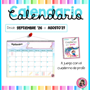 Calendario de pared 2026/27